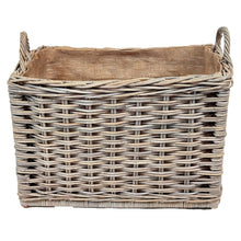 Rectangular Rattan Log Basket | Large