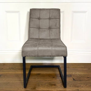 Shoreditch Industrial Dining Chair | Taupe