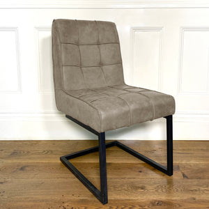 Shoreditch Industrial Dining Chair | Taupe