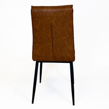 Sutton Industrial Dining Chair | Brown