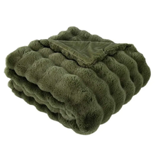 Malini Raffles Throw - Olive