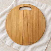 Round Teak Chopping Shelving Board - Roundhouse