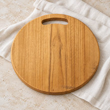 Round Teak Chopping Shelving Board - Roundhouse