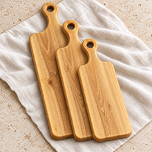 Teak Paddle Chopping Board - Prep Paddle