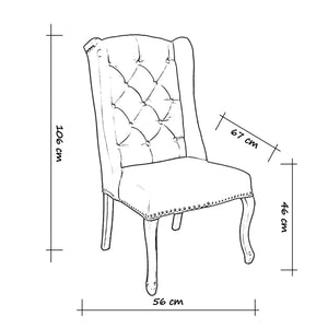 Teresa Dining Chair | Natural - HomePlus Furniture