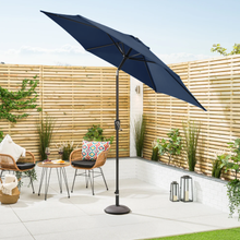 Crank & Tilt 2.7m Garden Parasol | Navy