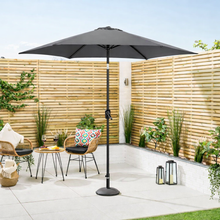 Crank & Tilt 2.7m Garden Parasol | Grey