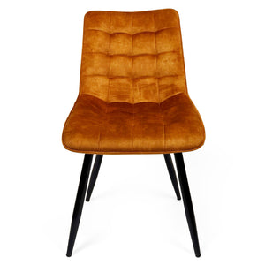 Urban Velvet Dining Chair | Orange