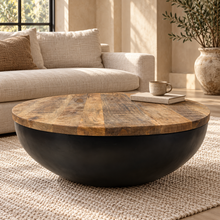 Vishnu Industrial Corner Coffee Table