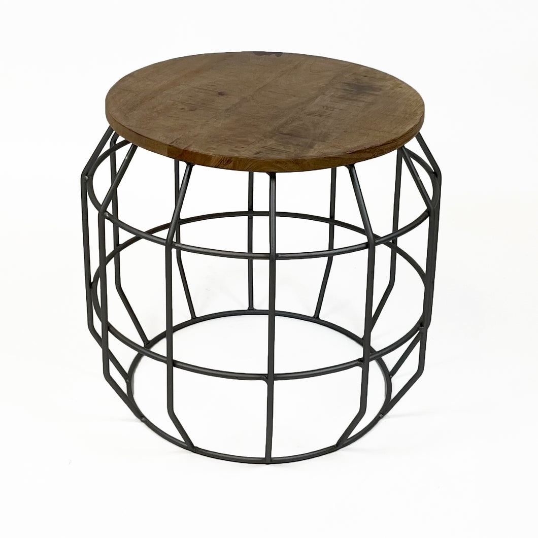 Vishnu Industrial Corner Pixel Coffee Table | Small
