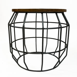 Vishnu Industrial Corner Pixel Coffee Table | Small