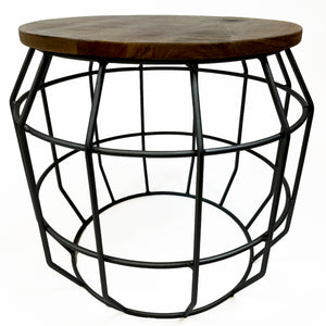 Vishnu Industrial Corner Pixel Coffee Table | Small