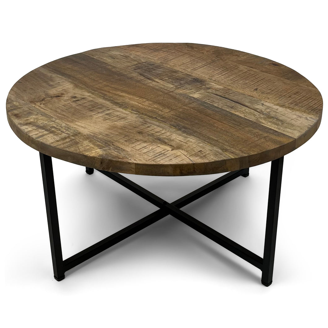 Vishnu Industrial Corner Dex Coffee Table