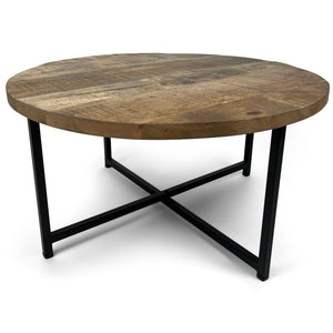 Vishnu Industrial Corner Dex Coffee Table