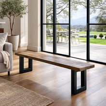 Vishnu Industrial Wooden Bench 1.8 m