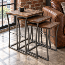 Vishnu Industrial Nest of 3 Tables