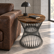 Vishnu Industrial Railway Side Table