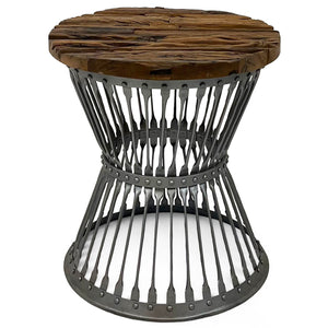 Vishnu Industrial Railway Side Table