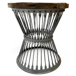 Vishnu Industrial Railway Side Table
