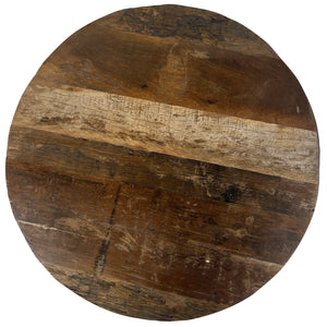 Vishnu Industrial Reclaimed Wood and Iron Coffee Table