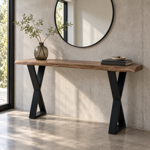 Vishnu Live Edge Hall Table