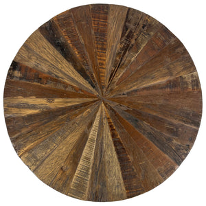 Vishnu Rail Track Drum Coffee Table | Large