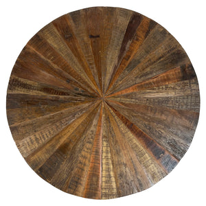 Vishnu Rail Track Drum Coffee Table | Medium