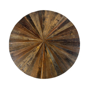 Vishnu Rail Track Drum Coffee Table | Small