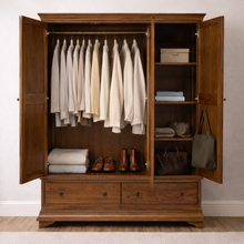 Winchcombe Dark Oak Triple Wardrobe