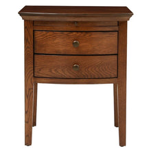 Winchcombe Dark Oak 2 Drawer Bedside Table