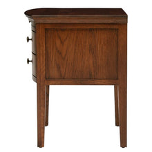Winchcombe Dark Oak 2 Drawer Bedside Table