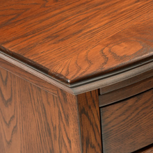 Winchcombe Dark Oak 2 Drawer Bedside Table