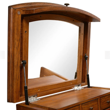 Winchcombe Dark Oak Vanity Tallboy