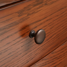 Winchcombe Dark Oak Wide 3 Drawer Bedside Table