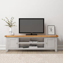 Cambridge Grey Painted Oak Extra Large TV Unit