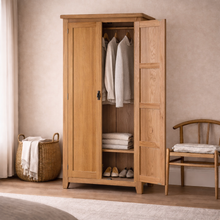 Cambridge Oak Full Hanging Wardrobe