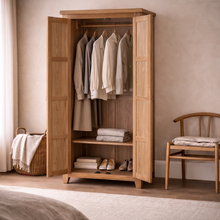 Cambridge Oak Full Hanging Wardrobe