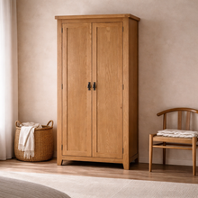 Cambridge Oak Full Hanging Wardrobe