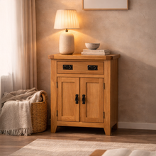 Cambridge Oak Small 1 Drawer 2 Door Sideboard