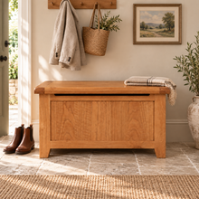 Sussex Oak Blanket Box