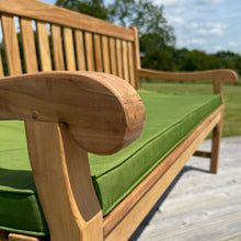 Westminster Large Teak Classic Garden Bench With Cushion