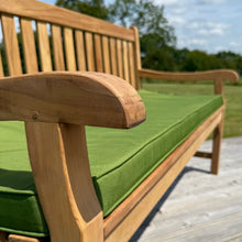 Hampton Large Teak Classic Garden Bench With Cushion