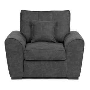 Windermere Vintage Dark Grey Armchair