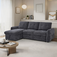 Brunswick 3 Seater Modular Pull Out Sofa Bed | Dark Grey