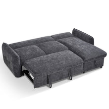 Brunswick 3 Seater Modular Pull Out Sofa Bed | Dark Grey