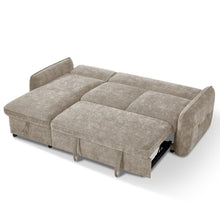 Brunswick 3 Seater Modular Pull Out Sofa Bed | Brown