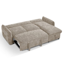 Brunswick 3 Seater Modular Pull Out Sofa Bed | Brown