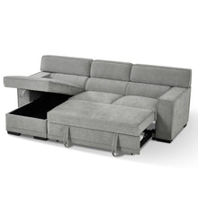 Wentworth 3 Seater Modular Pull Out Sofa Bed | Grey