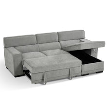 Wentworth 3 Seater Modular Pull Out Sofa Bed | Grey