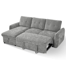 Brunswick 3 Seater Modular Pull Out Sofa Bed | Grey
